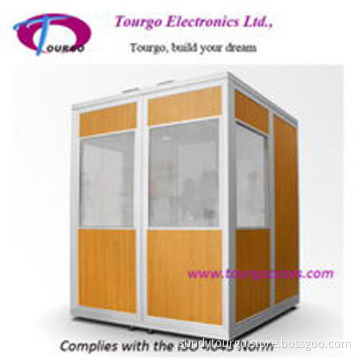 Tourgo portable interpreter booth for indoor